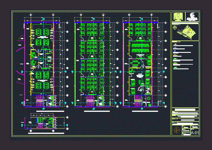 Edificio de 3 niveles para aulas y laboratorios