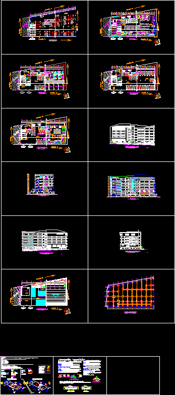 Estacionamento e prédio comercial
