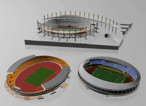3D-Max-Fußballstadion