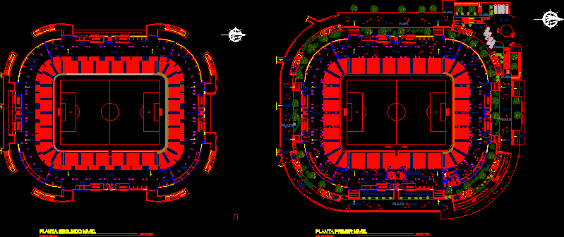 Stadium - top view