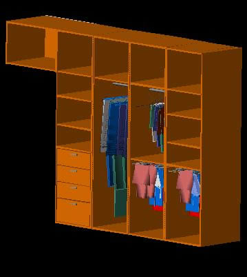 3D-Garderobe