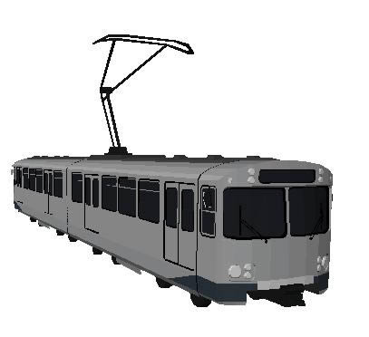 train électrique 3d