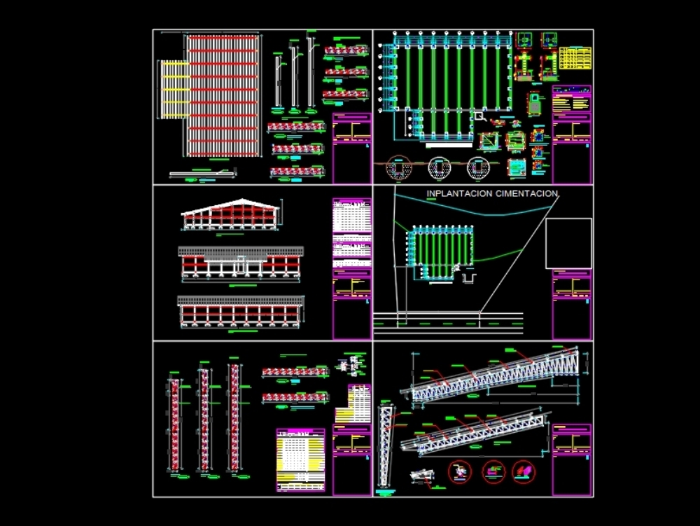 Galpon de estructura metalica y oficina administrativa