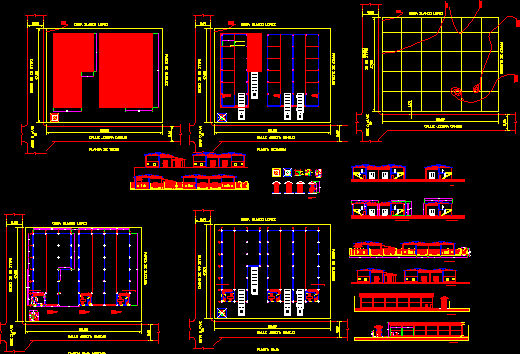 projet de 3 cabanons