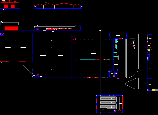 Progetto architettonico di un capannone