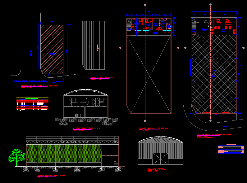 Taller de mecanica estructural cobertizo de metal