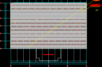 Capannone industriale 001 - distribuzione lastre di copertura