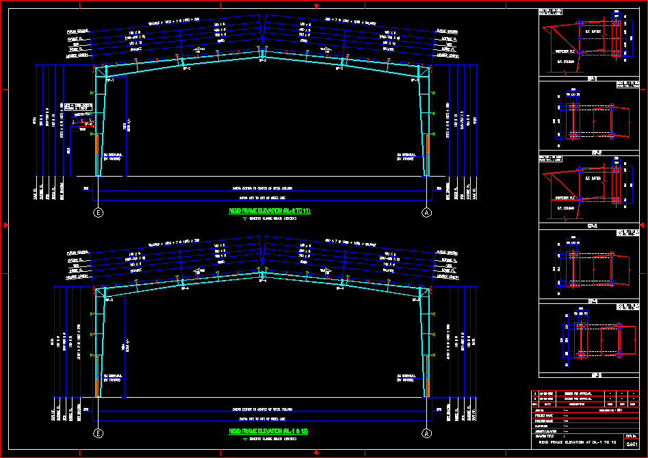 Details of the peb frame