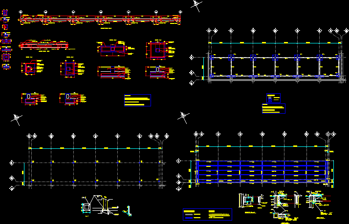 Industrielager mit Details