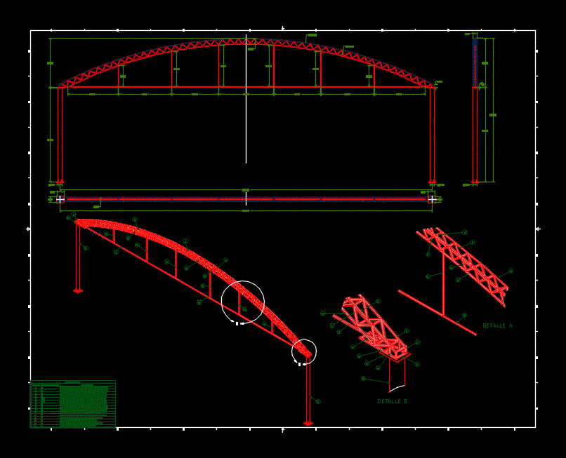 Archi di edifici industriali