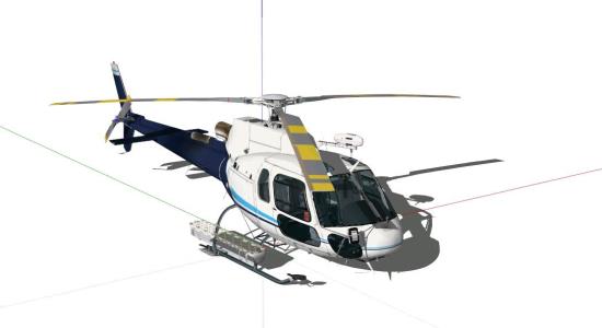 3D-Hubschrauber