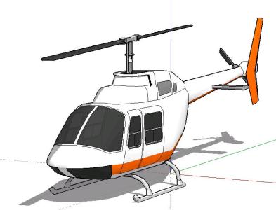 hélicoptère 3D