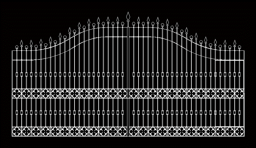 portão de ferro