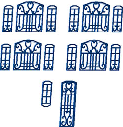 Puertas y ventanas de hierro forjado