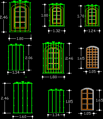 Tipos de ventana colonial con herreria