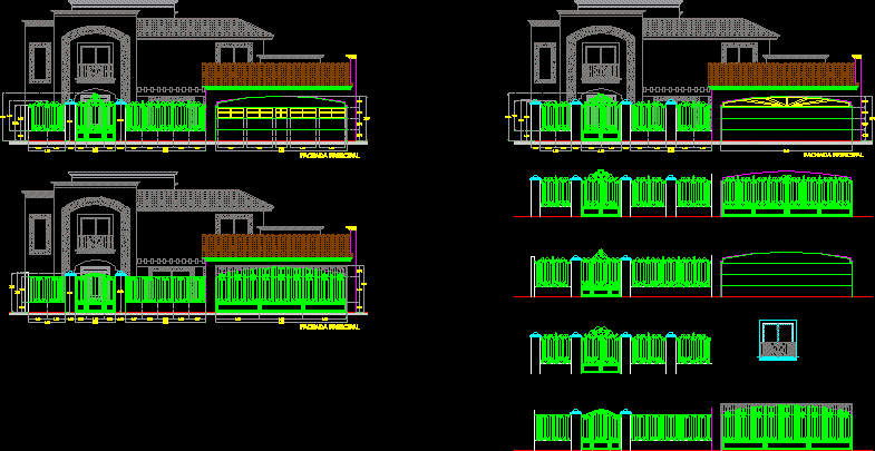Blacksmith proposals for facade