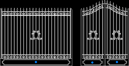 Swing and sliding gate