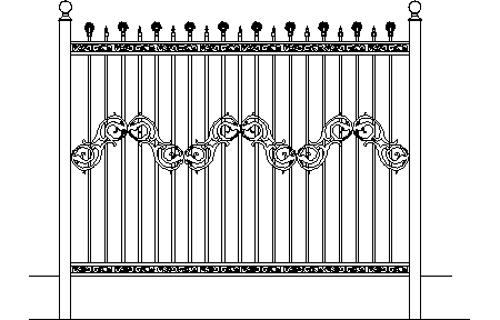 wrought railing