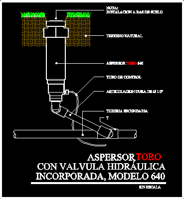 Aspersor toro serie 644-51-44