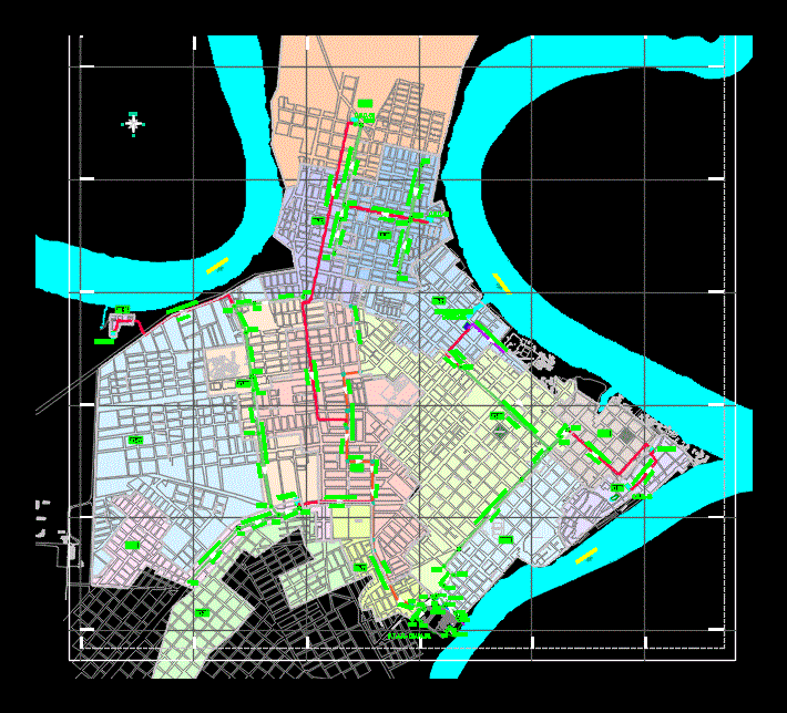 Plano clave agua potable