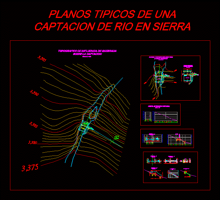 Plano de captacion