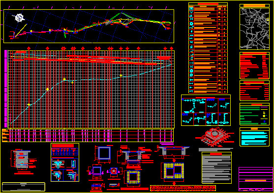 Plano de la linea conduccion de agua potable