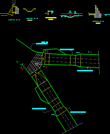 Detalles de bocatoma