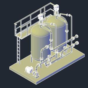 3d water plant filter