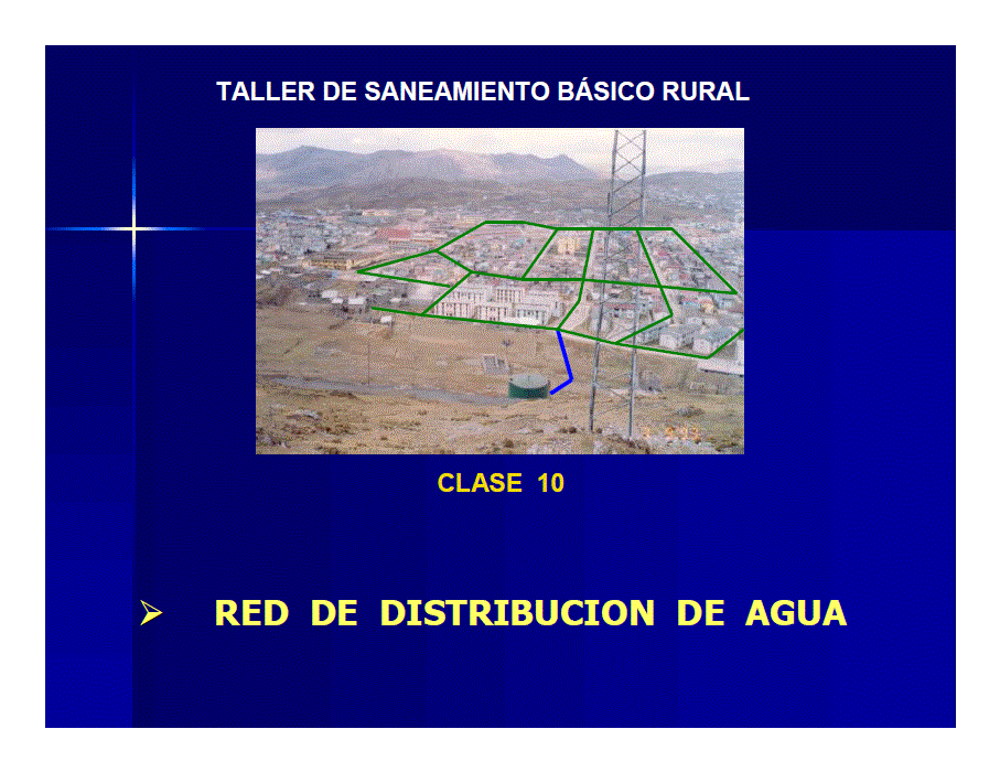 Red de distribucion de agua