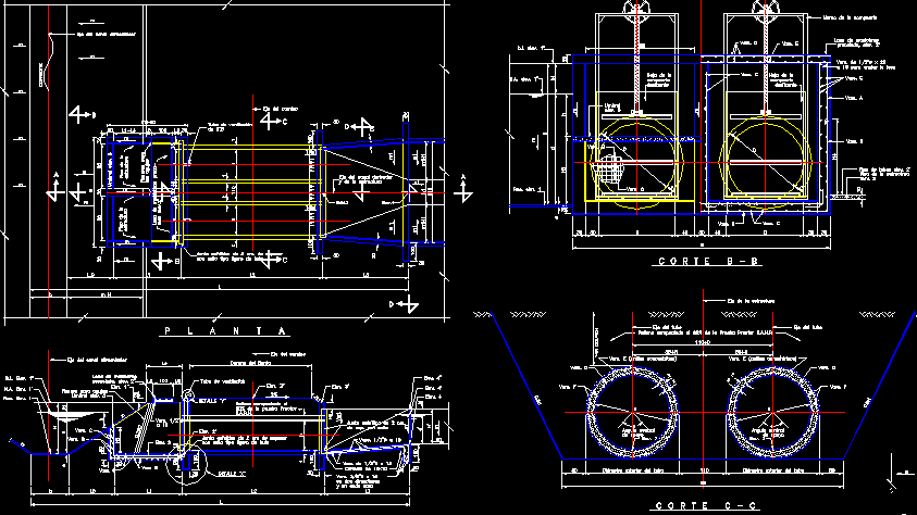 Estructura tipo para canales en distritos de riego