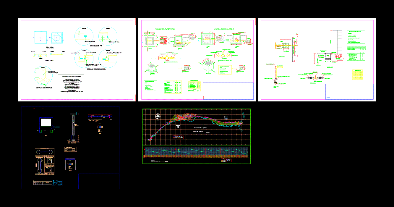 Proyecto completo de desague