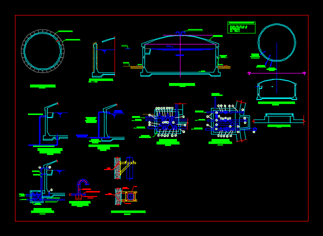Plano de detalle de reservorio de agua abastecimiento de agua