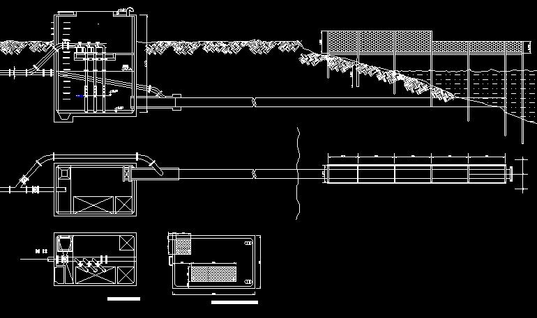 Cisterna y toma de agua