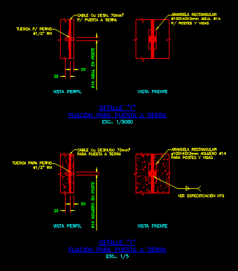 Portico de hormigon armado