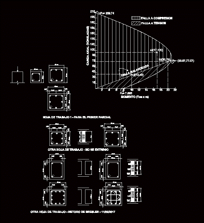 Dibujos de columnas