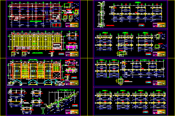 Estructura de dos niveles - concreto armado