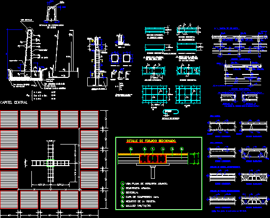 Detalles varios de hormigon armado