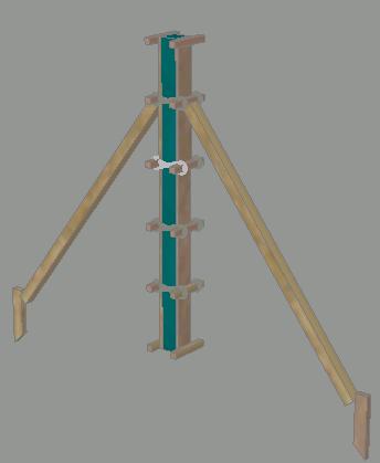 Cimbra de castillo en 3d por ml