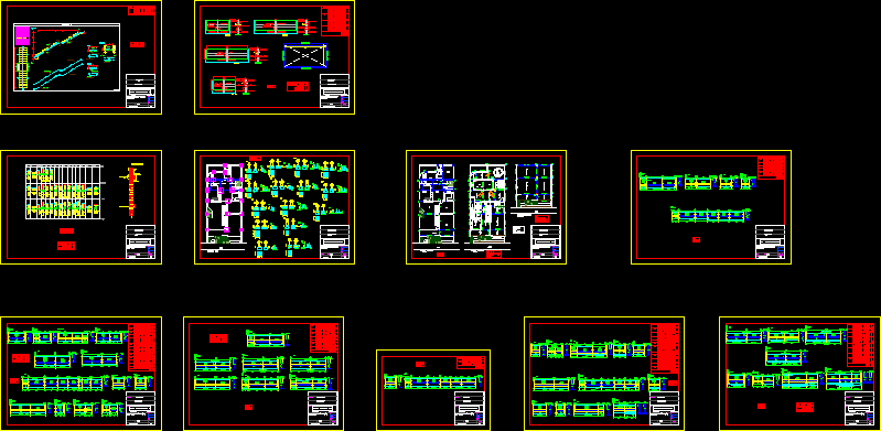 Estructura de casa con piscina