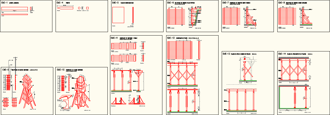 Detalles constructivos de encofrados