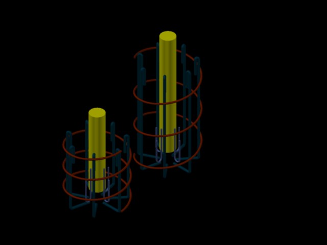 Pile reinforcement 1.2x0.70m