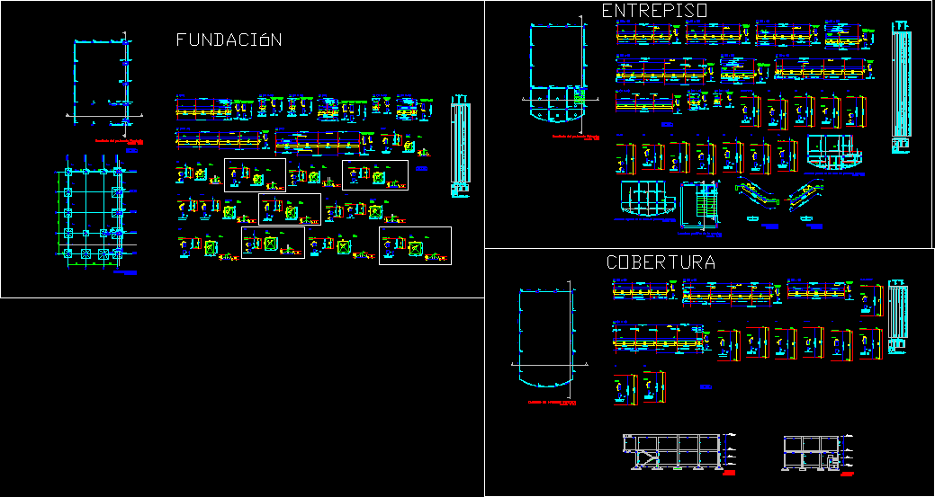 Estructura de hormigon