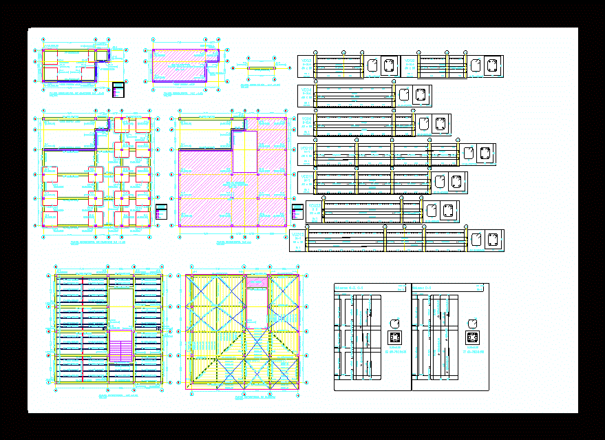 Estructural vivienda concreto reforzado