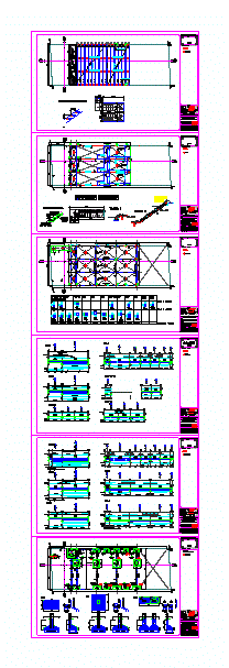 Planos de estructura de local y 3 duplex