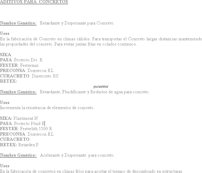 Aditivos del concreto doc