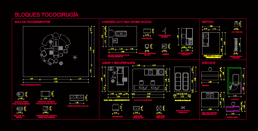 Mobiliario de tococirugia