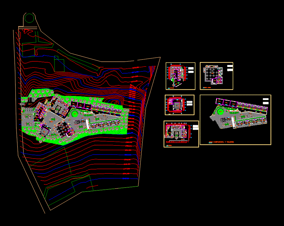 Plano de centro geriatrico