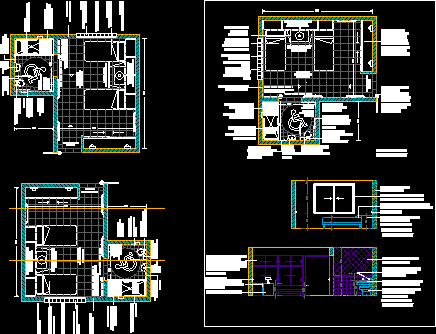 Zonal de dormitorio de geriatrico