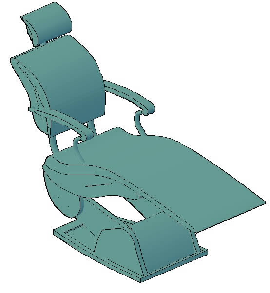 3d dentist chair