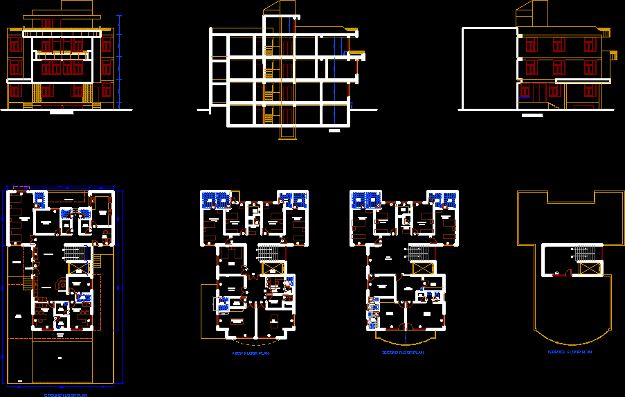 Planos CAD de Hospitales